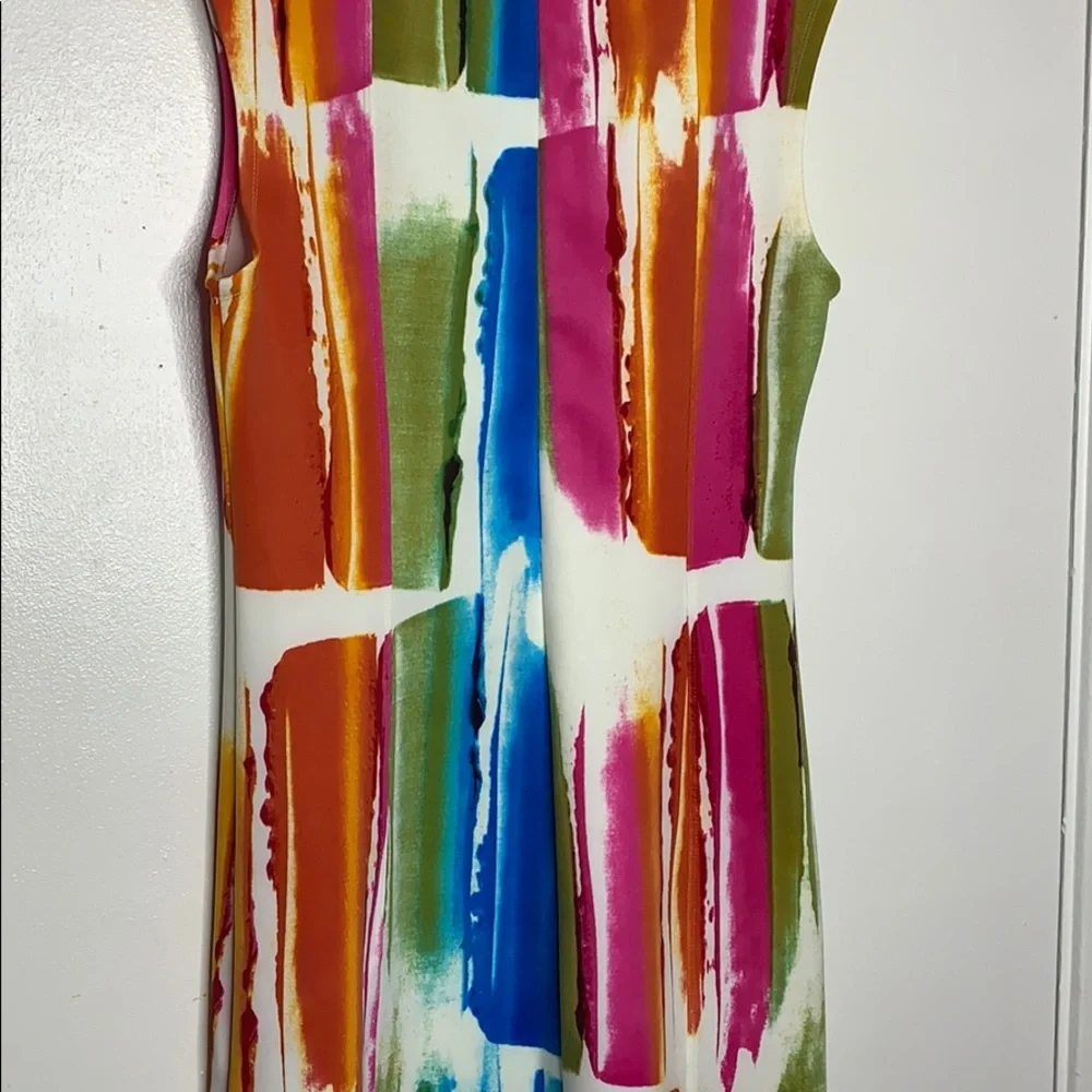 Black Swan Painted Spandex‎ A-line Dress